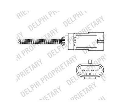 Delphi es20280-12b1 датчик лямбда-зонд фото №1