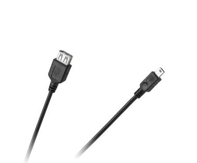 Kabel USB gniazdo A wtyk mini USB 1m. Zielona Góra