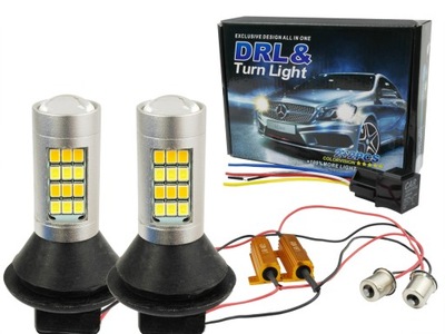 2 IN 1 LIGHT LED DAYTIME I BLINKERS DRL PY21W  