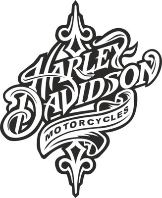 Harley Davidson - naklejka - 20,5 x 25 cm