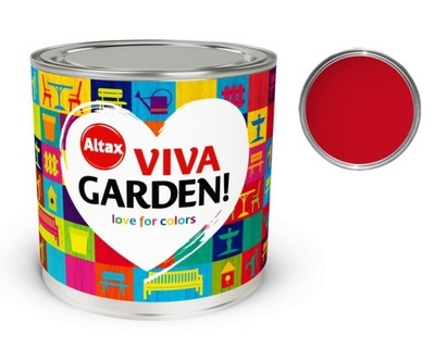 ALTAX VIVA GARDEN 0,25L CZERWONE PIWONIE - PÓŁMAT