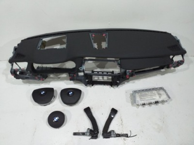 Bmw 7 f01 f02 приборная панель консоль подушка безопасности подушки безопасности ремни оригинал демонтаж фото №1