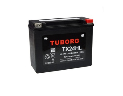 Akumulator wzmocniony Tuborg TX24HL 24Ah 380A