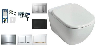 GEBERIT H112 U320 stelaż do WC SIGMA 30 miska TESI