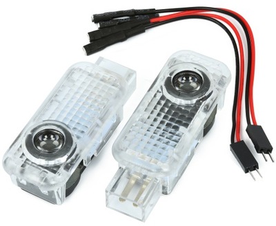 LED (СВЕТОДИОД ) ЛОГОТИП ПРОЕКТОР DO AUDI A3 A4 A5 A6 A7 A8 Q3 Q5 Q7 R8 TT HD 20+ WZORÓW