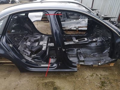 Audi a4 b8 правий поріг блок двигуна чверть обшивка 08- фото №1