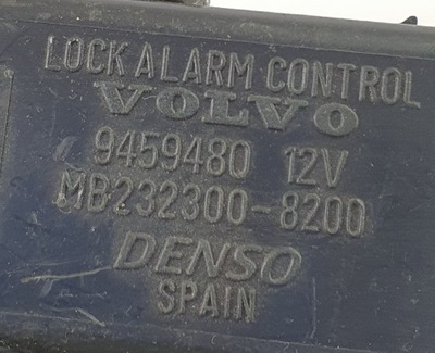 Модуль блок керування замка центрального volvo 9459480 фото №1