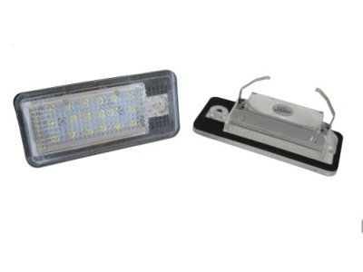 Ліхтарі номерного знака реєстраційний led do audi a4 b6 b7 фото №1