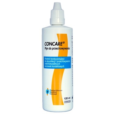 Concare Płyn do soczewek twardych 120ml roztwór