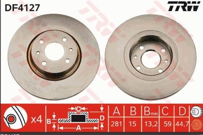 DF4127- DISKU HAM. LANCIA LYBRA 1,6 99-05-2SZT 