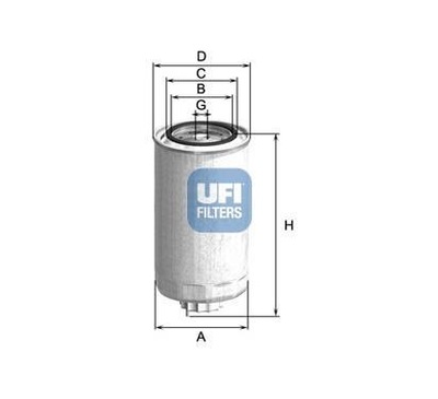 UFI 24.999.00 ФИЛЬТР ТОПЛИВА 24.999.00 24.999.00