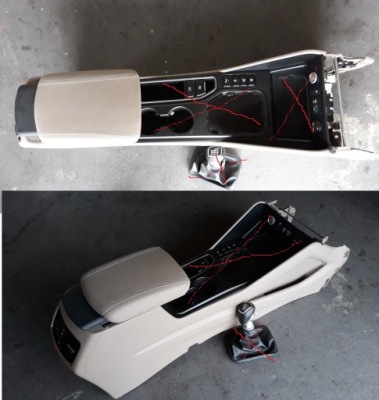 Hyundai tucson ii lift 2018- тунель підлокітник фото №1