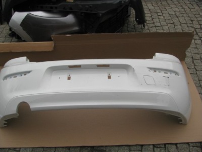 Bmw 1 f20 lift 14-18r бампер задний белый фото №1