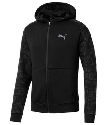 męska BLUZA PUMA Z KAPTUREM NA ZAMEK - XL