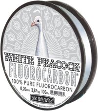 ŻYŁKA BALSAX FLUOROCARBON WHITE PEACOCK 50m0,35mm
