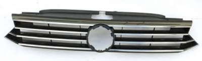 Vw passat b8 14+grill решётка радиатора chrom/czarna фото №1