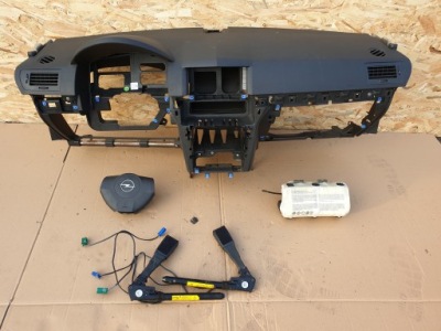 Opel astra iii h консоль подушки безопасности натяжитель комплект фото №1