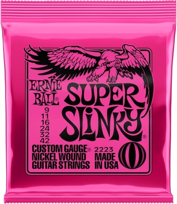 ERNIE BALL 2223 STRUNY DO GITARY ELEKTRYCZNEJ 9-42