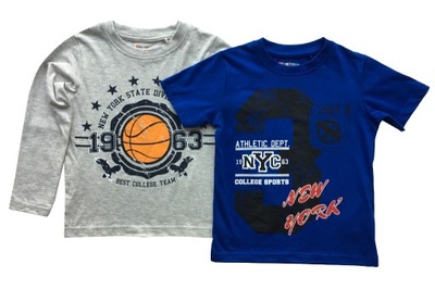 NEW YORK 2pak bluzka koszulka t-shirt *98-104