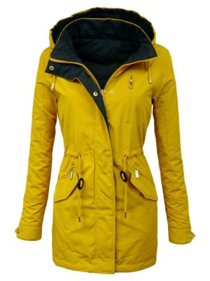 Parka Kurtka dwustronna M307 yel_ S