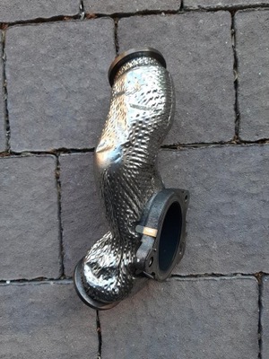 Audi a6c7 3,0tdi cvub труба турбіни фото №1