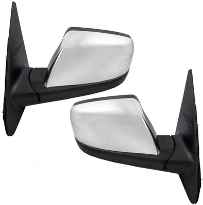 Зеркало левая хром электрический podgr toyota tundra 2014- фото №1