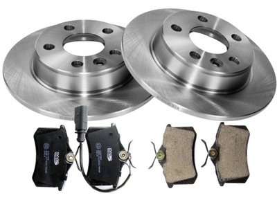 DISCS X2 + PADS DO VW SHARAN SEAT ALHAMBRA REAR  