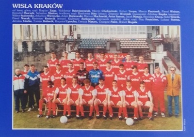 Liga polska Plakat - WISŁA KRAKÓW 1997 rok