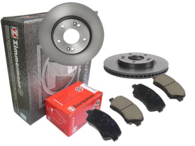 Гальмівні диски гальмівні колодки zimmermann перед hyundai i30 ii 280m фото №1