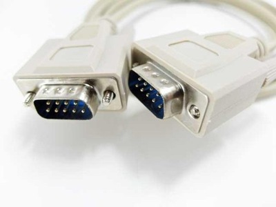przewód d-sub 9pin rs232 DB9 wtyk / wtyk 1,8m