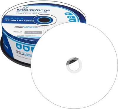 Płyta Blu-ray MediaRange BD-R 25 GB 25 szt.