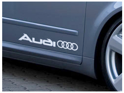 2 naklejki AUDI naklejka A3 A4 A6 A8 TT Q7 HQ