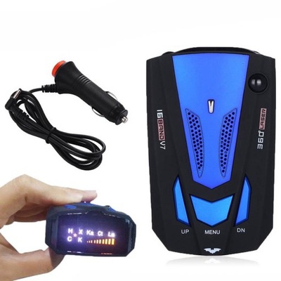 RADAR DETECTOR LASEROWY 360 STOPNI WYKRYWACZ RADAROW  