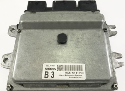 COMPUTER ECU NISSAN QASHQAI 2.0 DCI MEC93-430 B3  