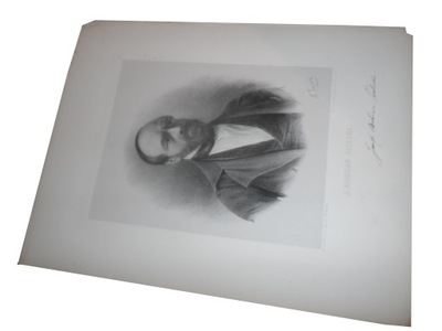 Litografia Fajans 1851 r J. Bohdan Zaleski