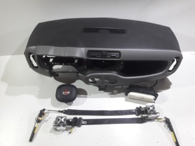 Fiat panda 3 iii приборная панель консоль подушка безопасности подушки безопасности ремни оригинал демонтаж фото №1