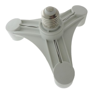 ROZGAŁĘZIACZ PRZEJŚCIÓWKA ADAPTER E27 3xE27 LED