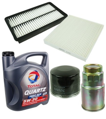 JUEGO DE FILTROS MAZDA 6 GG GY DIES. ACEITE 5W-30 DPF  