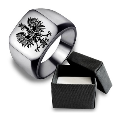 PATRIOTYCZNY SYGNET - ORZEŁ GODŁO POLSKI GRAWER