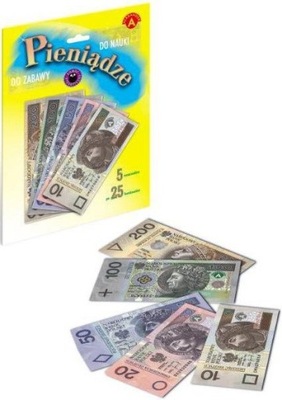 Gra planszowa Alexander Pieniądze złotówki banknoty
