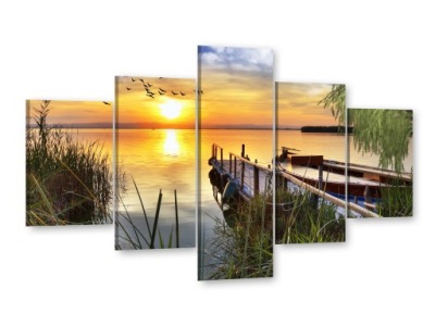 POMOST Obrazy na płótnie 125x85 Obraz tryptyk