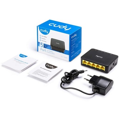 Switch Cudy FS105D 5-Port 10/100Mbps Z ZASILACZEM