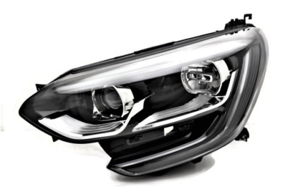 Renault megane 4 od 2016-фара левый новый черный фото №1