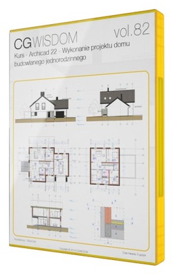 KURS ONLINE ARCHICAD 22 - PROJEKT BUDOWLANY DOMU