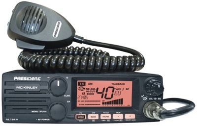 President McKinley CB RADIO 1-DIN do ciężarówki