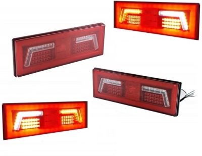 Лампи комбінований led світлодіодний задні причепа 2szt фото №1