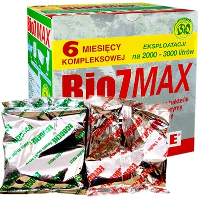 BIO7 MAX 1 KG BAKTERIE DO OCZYSZCZALNI SZAMBA