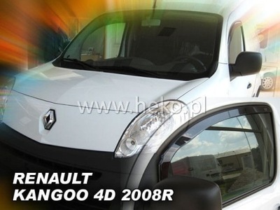 RENAULT KANGOO 2 II 2007-2021R SIDE-WINDOW DEFLECTORS DOOR HEKO  