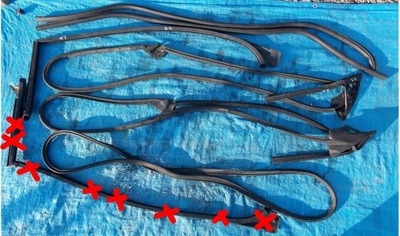 Audi a5 8t coupe прокладка дверь левая правая крышки фото №1