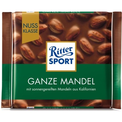 Czekolada Ritter Sport Cały Migdał z Niemiec